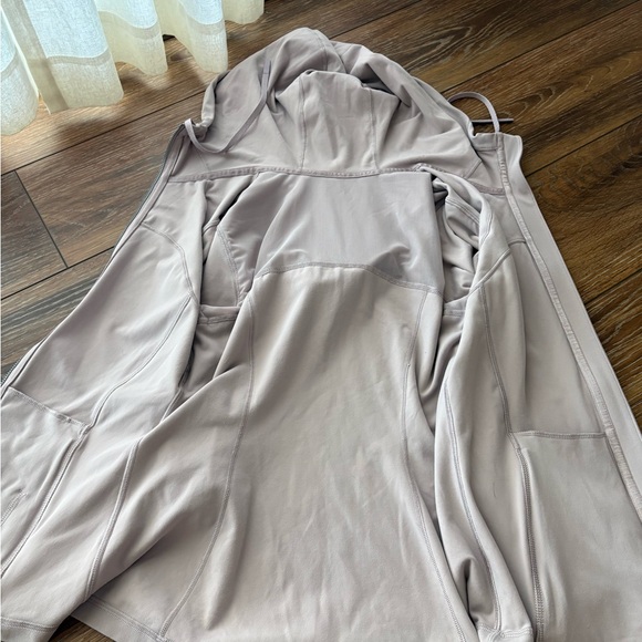 Lululemon Align Light Taupe Zip-Up Hooded Jacket - Picture 8 of 8
